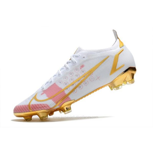 Nike Mercurial Vapor XIV Elite FG Blanco Rosa Oro